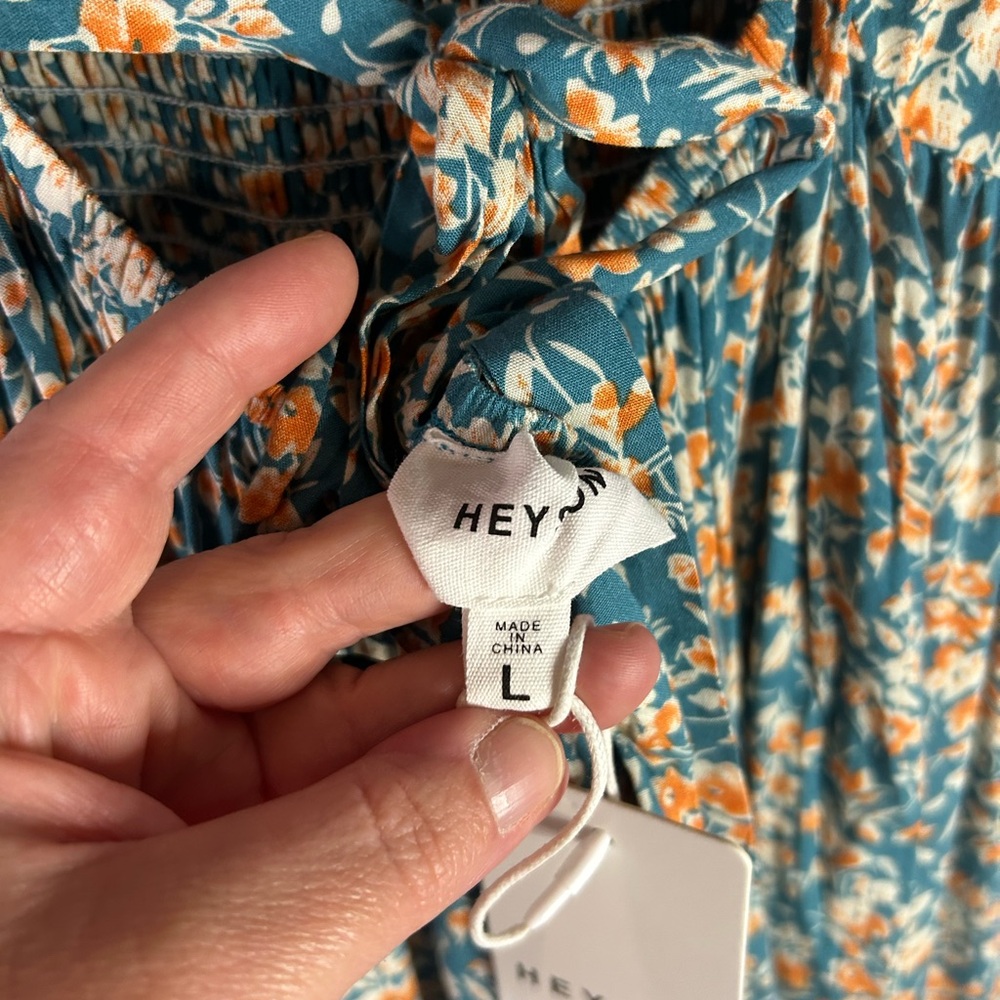 Heyson Floral Maxi Dress With Beautiful Back Detail- NWT - Picture 8 of 10